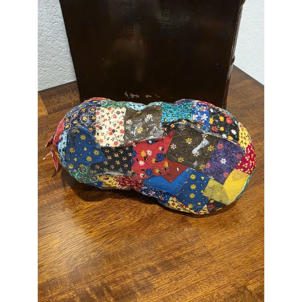 Vintage Calico Cat Figurine  Heavy‎ Ceramic